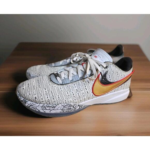 Nike Other - Nike Lebron XX 20 Debut Men's Basketball Shoes DJ5423-100 Size 13.5 White /Black